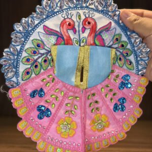 White & Pink Grace with Red Peacocks