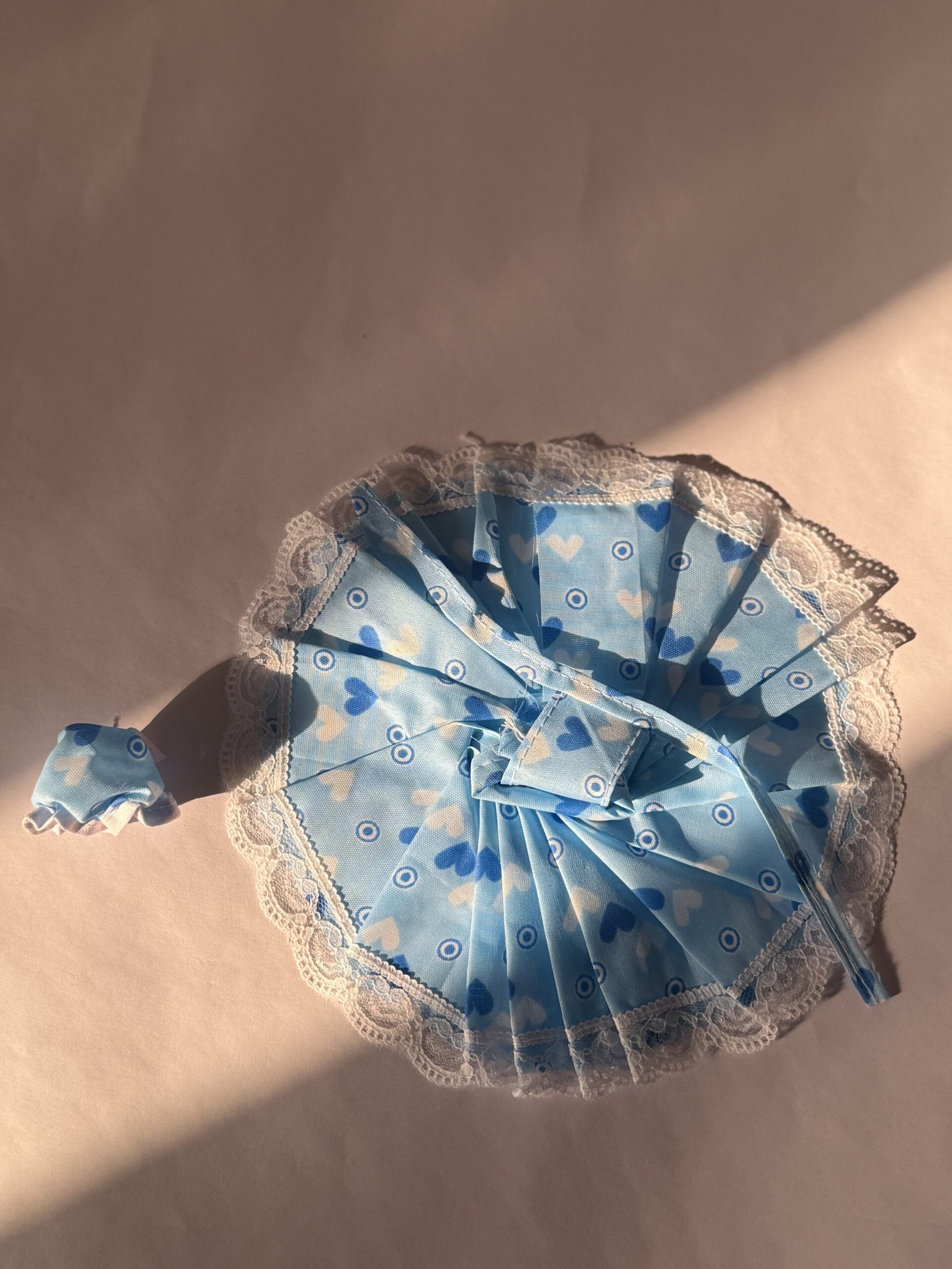 Blue Love Cotton Dress - Image 2