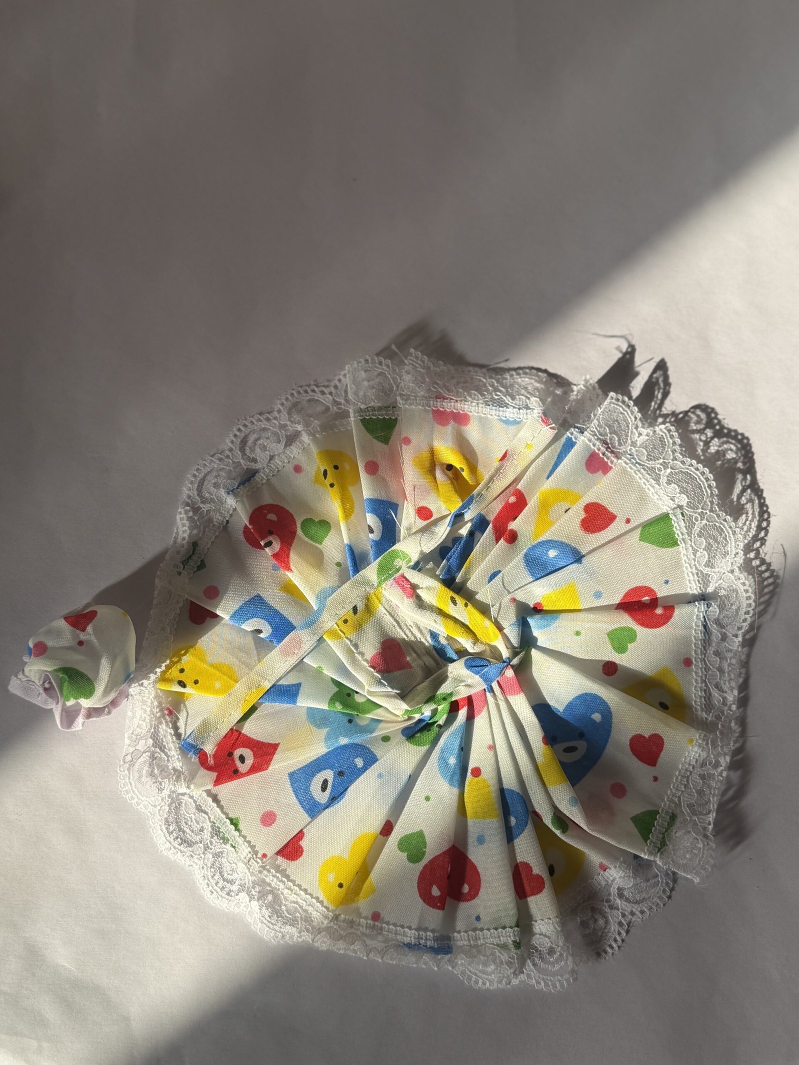 Multicolour Hearts Cotton Dress - Image 2