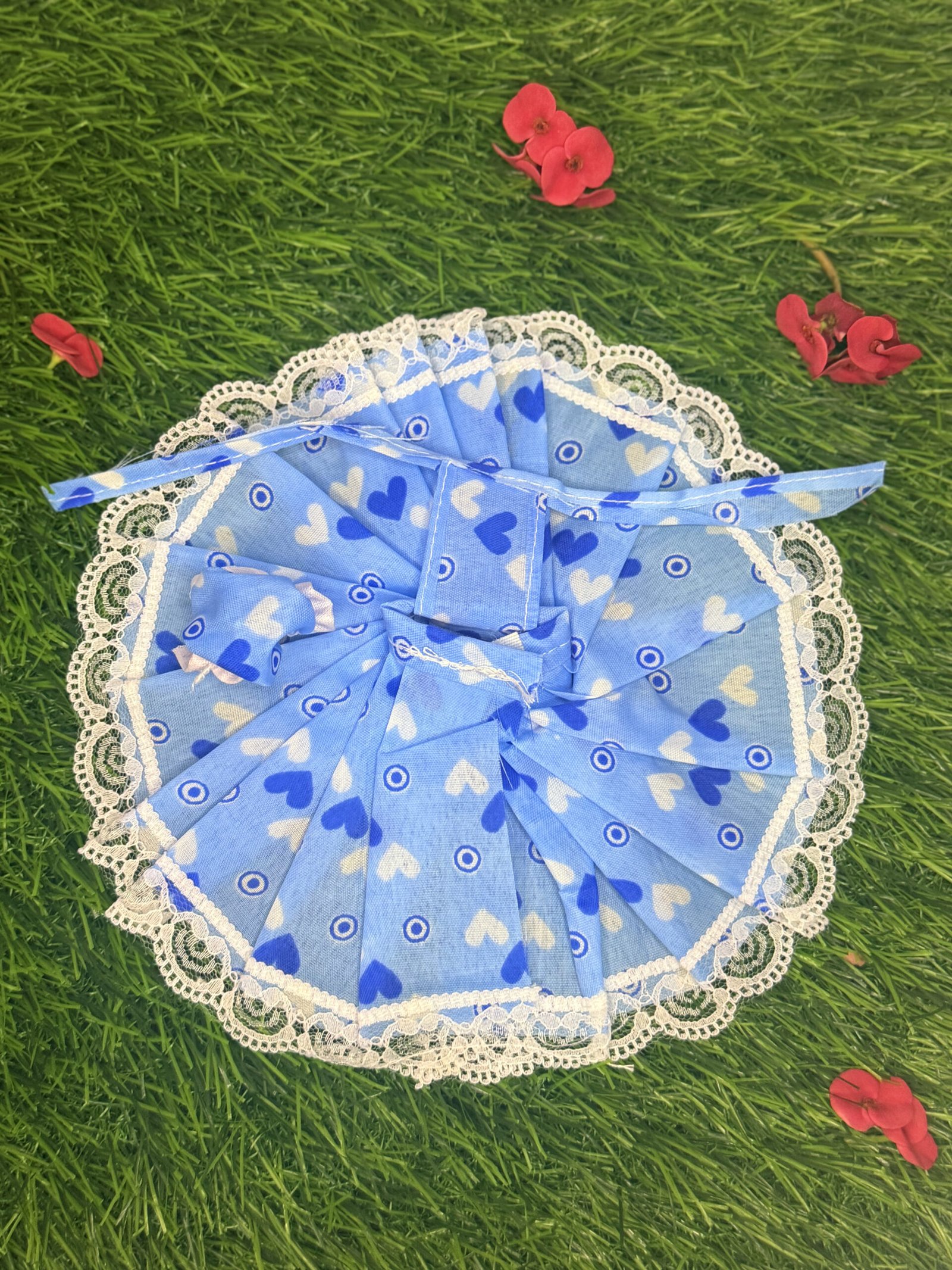 Blue Love Cotton Dress