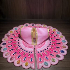 Rainbow Stone Fancy Dress – Soft Pink Radiance